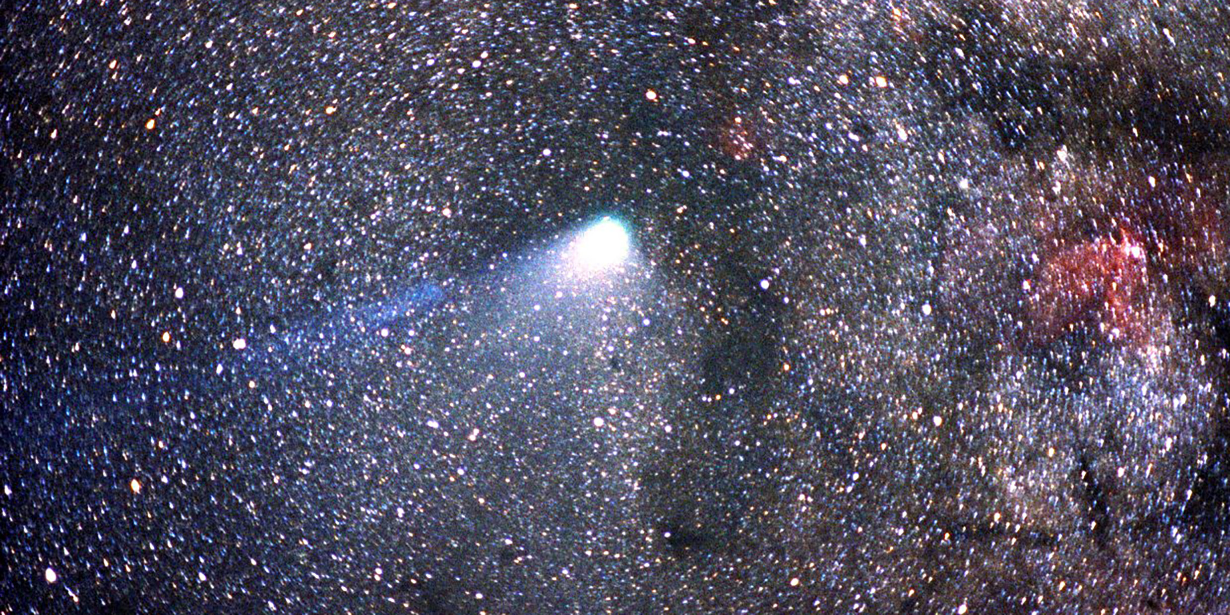 Halley’s comet: a beautiful blur of light