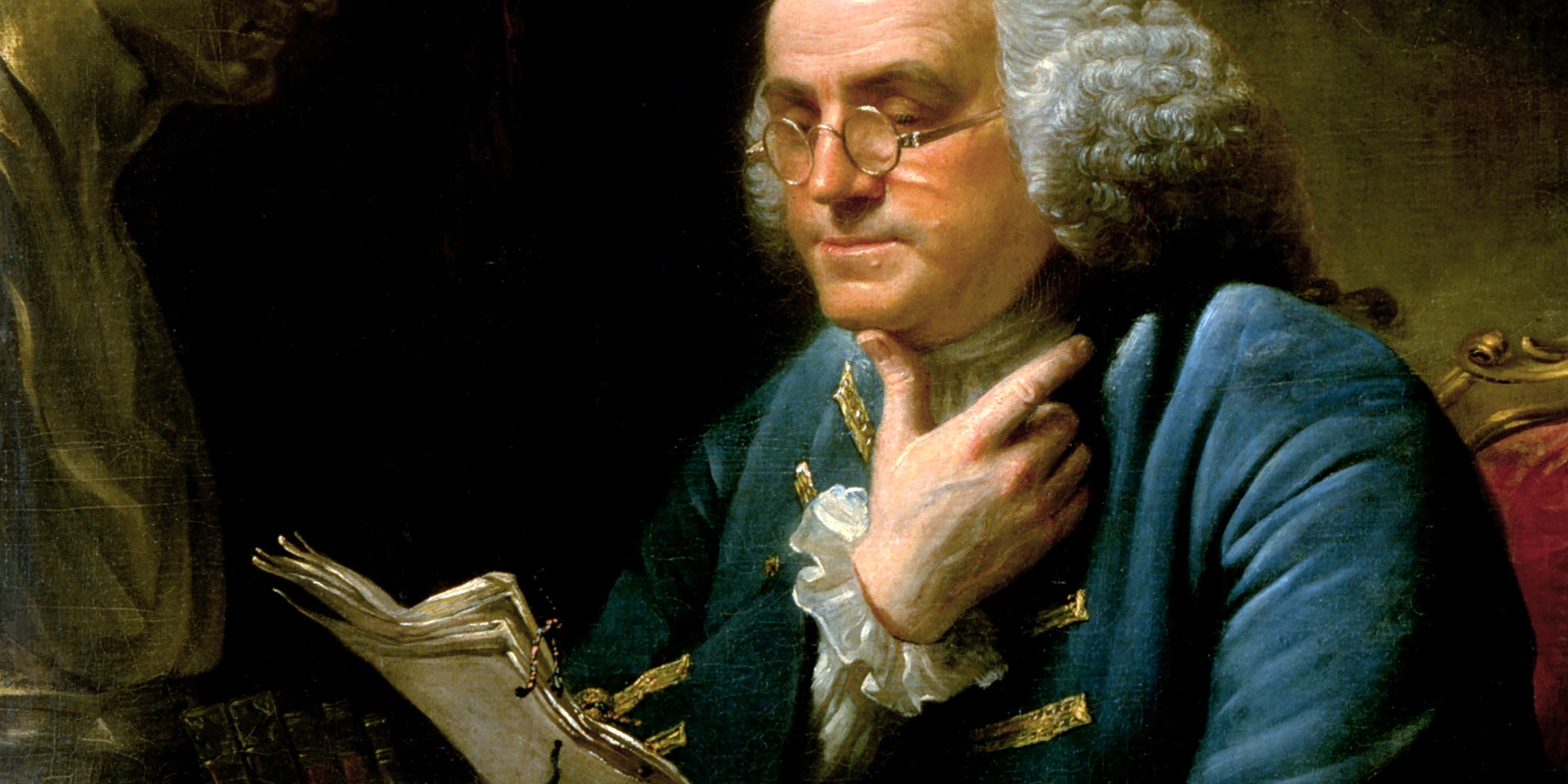 Painting of Benjamin Franklin