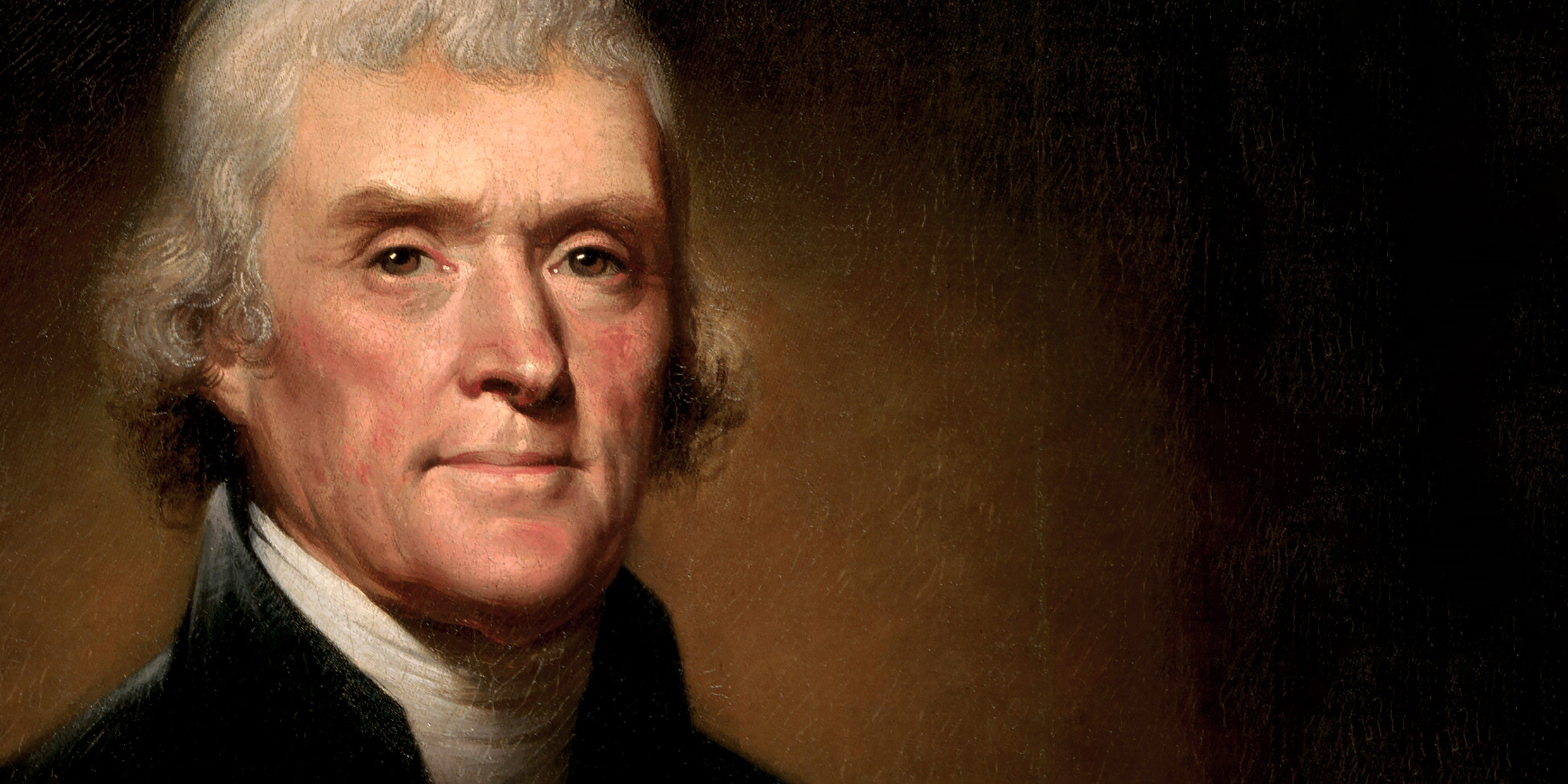 Portrait painting of Thomas Jefferson