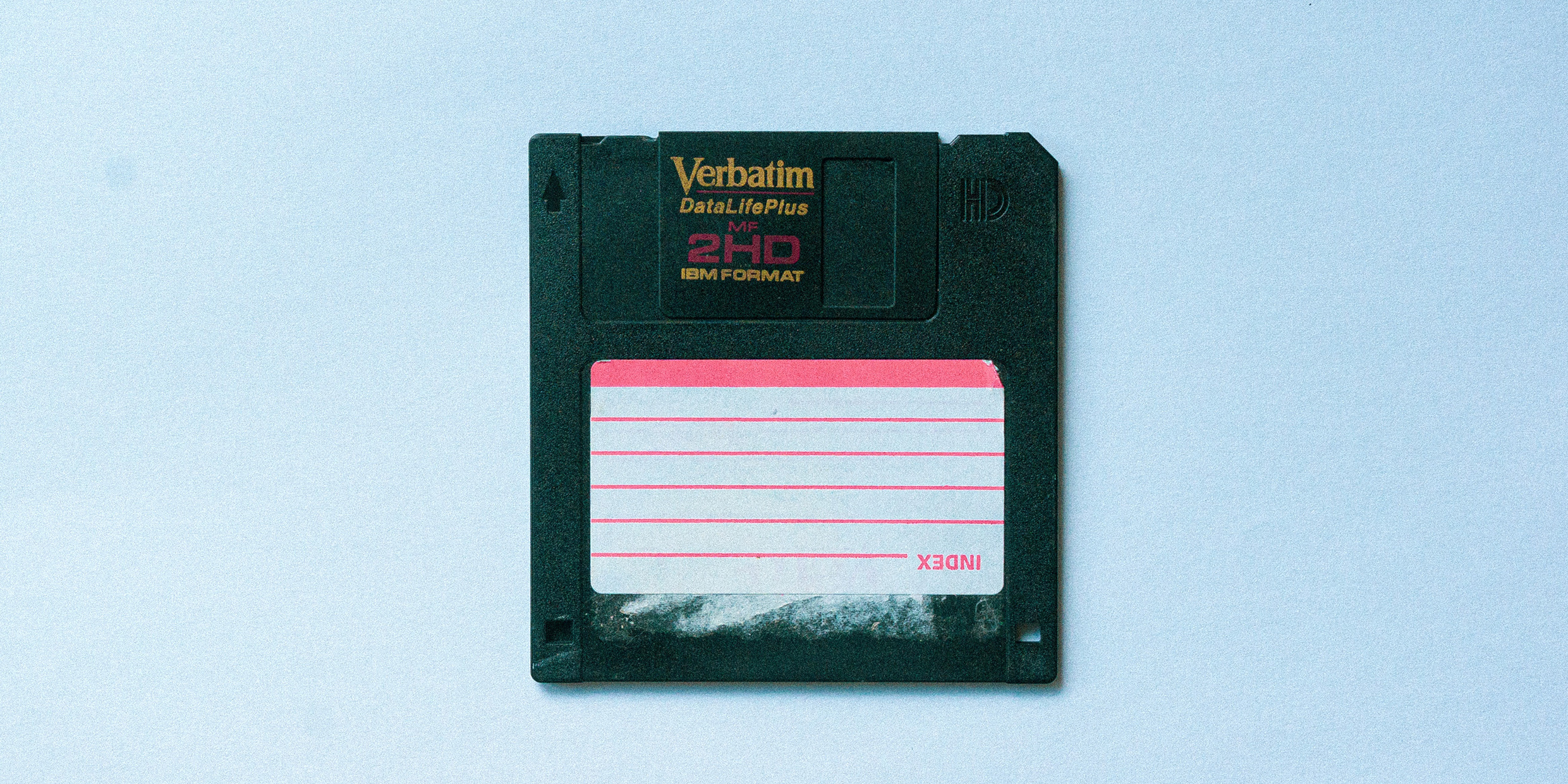 Image of an old floppy disk