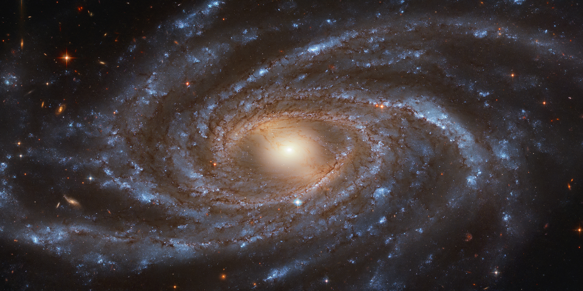 Hubble telescope image of a spiral galaxy